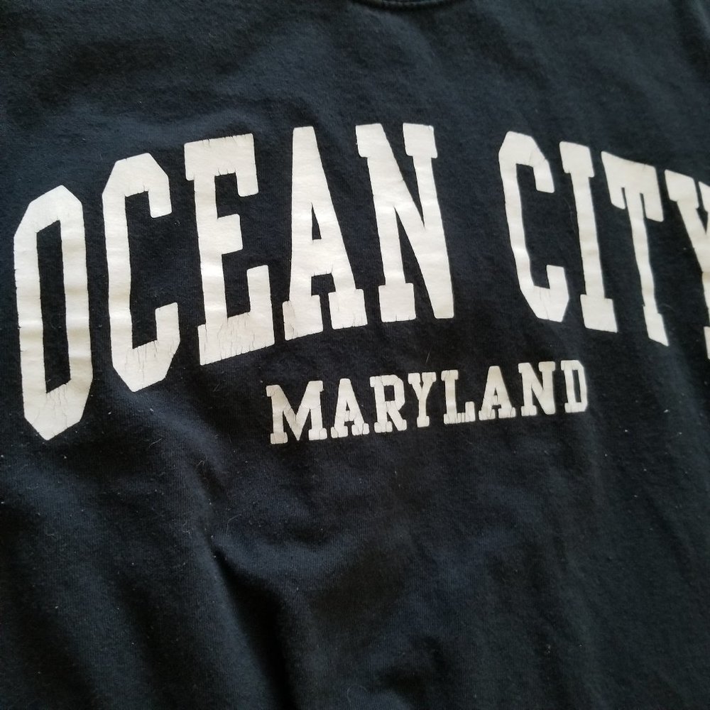 Gildan Men's Ocean City Cotton Tee Shirt Size S - Picture 3 of 6